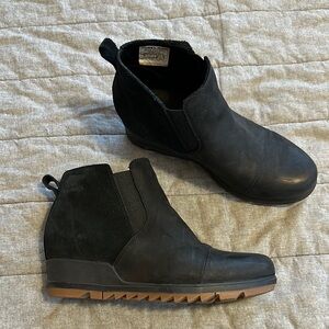Sorel Black Ankle Boots